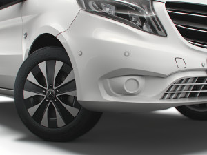 mercedes benz vito mixto tourer 2021 3D मॉडल