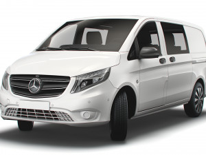 mercedes benz vito mixto tourer 2021 3D मॉडल