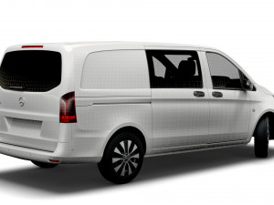 mercedes benz vito mixto tourer 2021 3D मॉडल