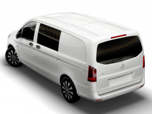 mercedes benz vito mixto tourer 2021 3D मॉडल