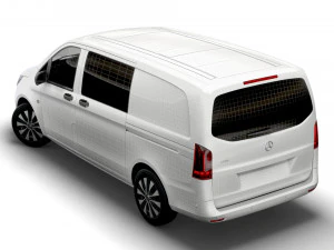 mercedes benz vito mixto tourer 2021 3D Model
