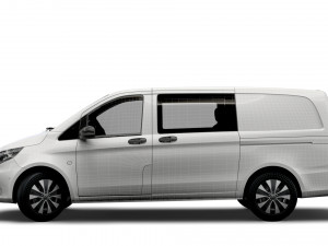 mercedes benz vito mixto tourer 2021 3D मॉडल