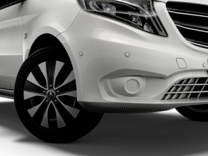 mercedes benz vito mixto tourer 2021 3D मॉडल