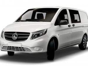 mercedes benz vito mixto tourer 2021 3D मॉडल