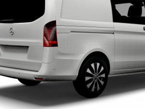 mercedes benz vito mixto tourer 2021 3D मॉडल