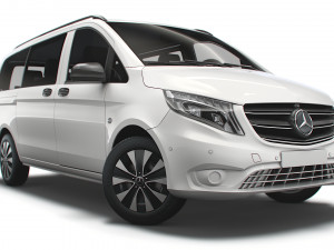mercedes benz vito tourer 2021 3D Model