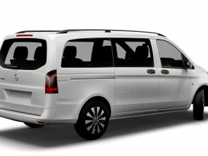 mercedes benz vito tourer 2021 Modelo 3D