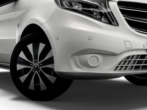 mercedes benz vito tourer 2021 Modelo 3D
