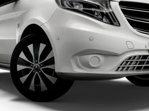 mercedes benz vito tourer 2021 Modelo 3D
