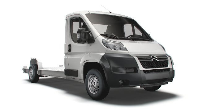 citroen jumper 3540 l4 platform cab 2014 Modello 3D .c4d .max .obj .3ds .fbx .stl .blend