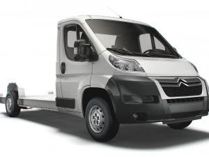 citroen jumper 3540 l4 cabine plataforma 2014 Modelo 3D