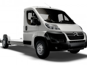 citroen jumper 3540 l4 platform cab 2014 Modelo 3D