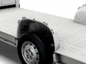 citroen jumper 3540 l4 platform cab 2014 Modelo 3D