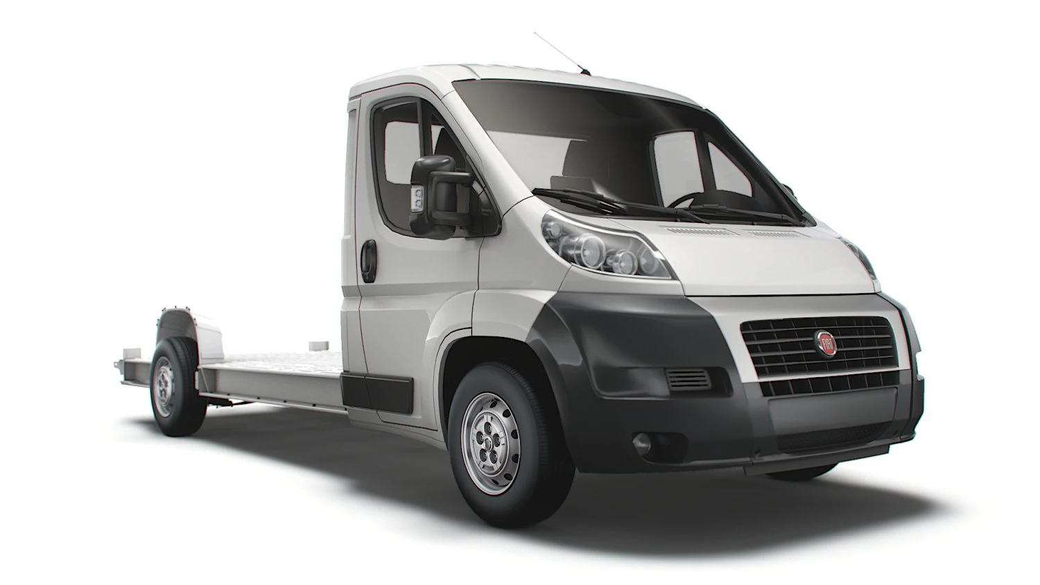 fiat ducato 3540 l4 platform cab 2014 3D Model .c4d .max .obj .3ds .fbx .stl .blend 