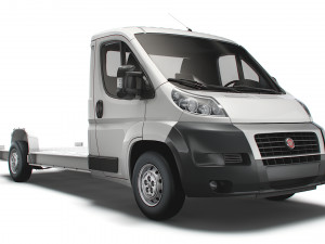 fiat ducato 3540 l4 platform cab 2014 3D 모델