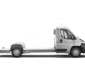 fiat ducato 3540 l4 platform cab 2014 3D Model
