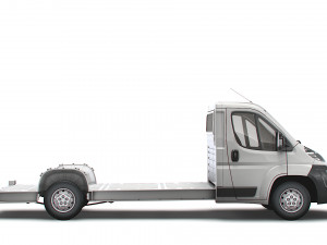 fiat ducato 3540 l4 platform cab 2014 3D Model
