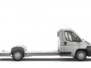 fiat ducato 3540 l4 platform cab 2014 3D Model