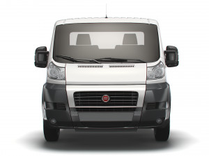 fiat ducato 3540 l4 platform cab 2014 3D Model