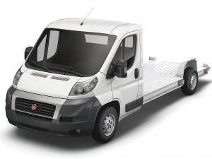 fiat ducato 3540 l4 platform cab 2014 3D Model