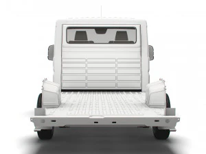 fiat ducato 3540 l4 platform cab 2014 3D Model