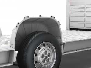 fiat ducato 3540 l4 platform cab 2014 3D Model