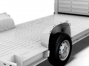 fiat ducato 3540 l4 platform cab 2014 3D Model
