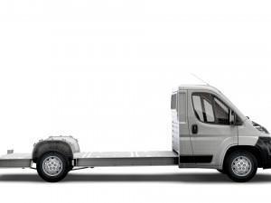fiat ducato 3540 l4 platform cab 2014 3D Model