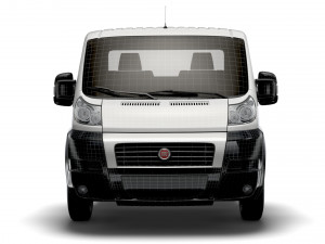 fiat ducato 3540 l4 platform cab 2014 3D Model