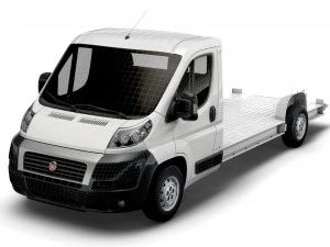 fiat ducato 3540 l4 platform cab 2014 3D Model