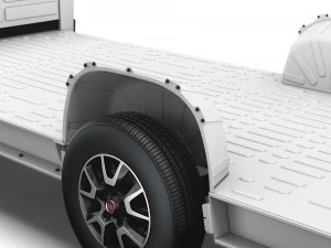 fiat ducato 3540 l4 platform cab 2021 3D Model