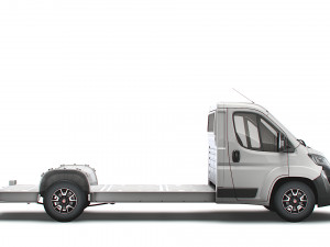 fiat ducato 3540 l4 platform cab 2021 3D Model