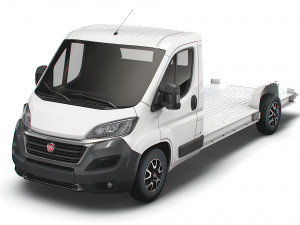 fiat ducato 3540 l4 platform cab 2021 3D Model