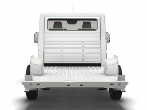 fiat ducato 3540 l4 platform cab 2021 3D Model