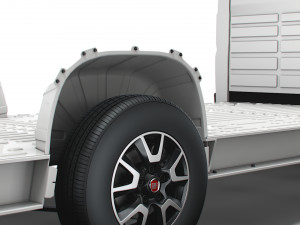 fiat ducato 3540 l4 platform cab 2021 3D Model