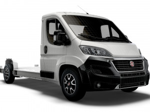 fiat ducato 3540 l4 platform cab 2021 3D Model