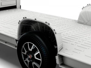 fiat ducato 3540 l4 platform cab 2021 3D Model