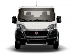 fiat ducato 3540 l4 platform cab 2021 3D Model