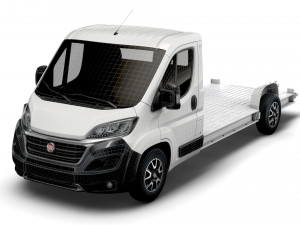 fiat ducato 3540 l4 platform cab 2021 3D Model