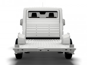 fiat ducato 3540 l4 platform cab 2021 3D Model
