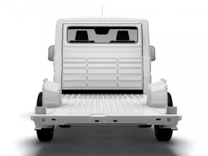 fiat ducato 3540 l4 platform cab 2021 3D Model