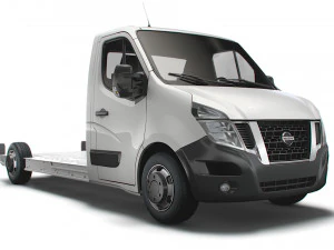 nissan nv400 fwd ll35 l3h1 plataforma cabina 2014 Modelo 3D