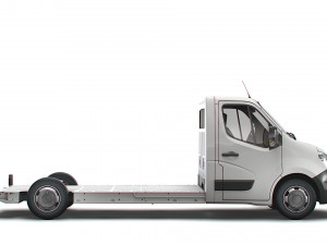 nissan nv400 fwd ll35 l3h1 platform cab 2014 3D Model