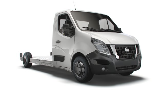 nissan nv400 fwd ll35 l3h1 platform cab 2021 Modelo 3D .c4d .max .obj .3ds .fbx .stl .blend 