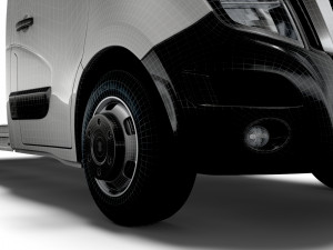 nissan nv400 fwd ll35 l3h1 platform cab 2021 Modelo 3D