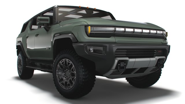 hummer ev gmc suv edition 1 2024 Model 3D .c4d .max .obj .3ds .fbx .stl .blend 