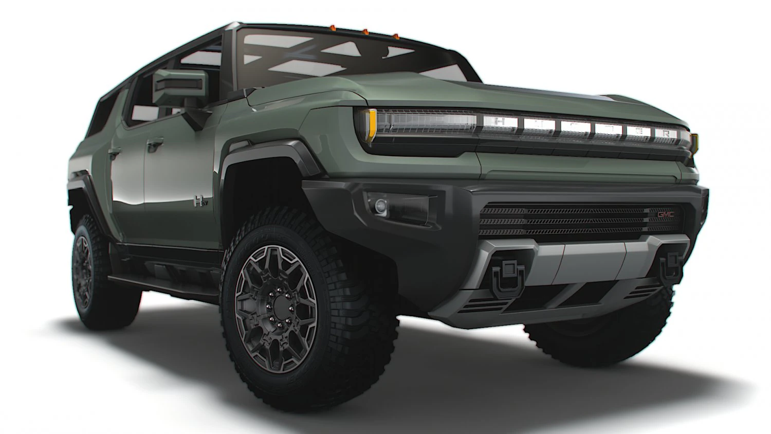 hummer ev gmc suv edition 1 2024 3D Model .c4d .max .obj .3ds .fbx .stl .blend 