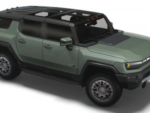 hummer ev gmc suv edition 1 2024 3D Model