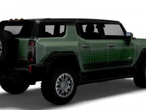 hummer ev gmc suv edition 1 2024 3D Model