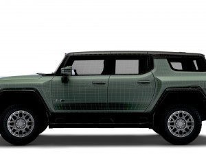 hummer ev gmc suv edition 1 2024 Model 3D